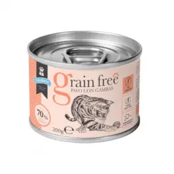 Criadores Adulto Grain Free Pavo y Gambas lata para gatos