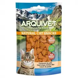 Golosinas para gatos Snack gato - Corazones de pollo 50g, Unidades 24 unidades