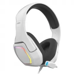 Krom Kopa 7.1 RGB Auriculares Gaming 7.1 Virtual USB Multiplataforma Blancos
