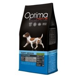 Optima Nova Puppy Medium Pollo pienso para perros