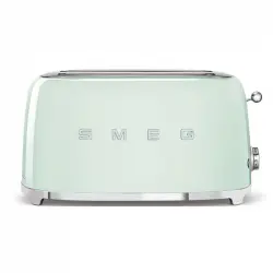 Smeg TSF02PGEU Tostadora 4 Rebanadas 1500W Verde