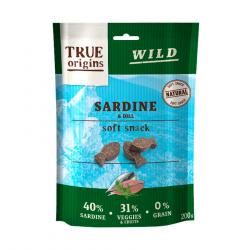 True Origins Bocaditos Wild Sardina y Eneldo para perros