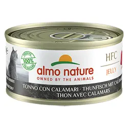 Almo Nature HFC Natural 6 x 70 g - Atún con calamares en gelatina