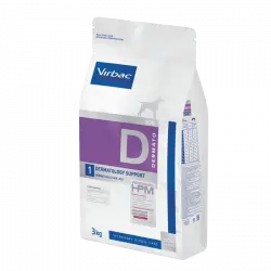 HPM Dieta para perros D1-dog dermatology support 3, 3.00 kg