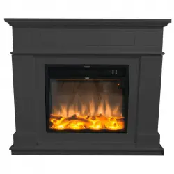 MPC Camino Pienza Chimenea Eléctrica de Pared/Suelo 1500W Gris