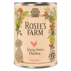 Rosie's Farm Puppy 6 x 400 g  - Pollo