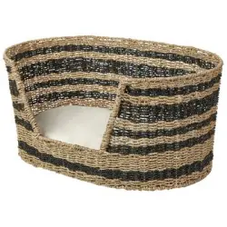 Cesta Para Mascota Hecha En Fibra De Algas Marinas Natural 65 X 44 Cm Durban - Natural