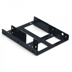 CoolBox Adaptador Bahía Interno de 3.5" a 2x 2.5" Negro