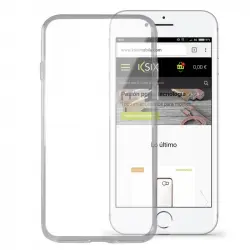 Ksix Flex Ultrafina Funda Transparente para Apple iPhone 7/8/SE 2020
