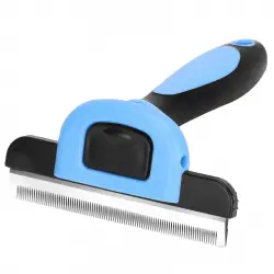 Nobleza Cepillo para Perros y Gatos Cepillo para deshedding Cuidado, Cepillo de Pelo para Largo y Corto, Reduce Eficazmente el pelo Hasta en un 95% para el pelo de Mascotas corto, Mediano y Largo