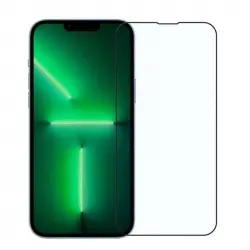 OcioDual Protector de Pantalla Cristal Templado Premium 9D Borde Negro para Iphone 13/13 Pro