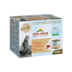 Almo Nature HFC Natural Light 4 x 50 g - Atún y gambas