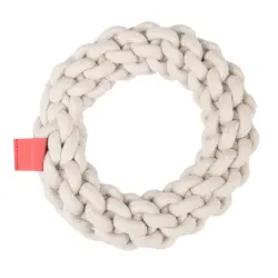 Aro de cuerda TIAKI Rope Ring juguete para perros - 18 x 4,5 cm (Diám x Al)