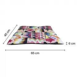 Bold Key Beige Ethnic cama colchoneta para perros, Tallas T1 - 65x45x6cm