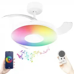 Grunkel SKYWIND-42BT Ventilador de Techo 40W Blanco