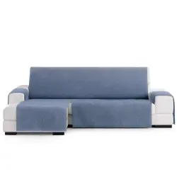 Vipalia Protector Cubre Sofá Chaise Izquierdo 240 Color Azul Modelo Brisa