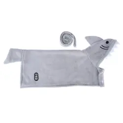 Albornoz para perros TIAKI Tiburón - Longitud de la espalda: aprox. 25 cm
