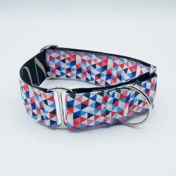 Baona collar martingale doheny de nylon reciclado multicolor para perros