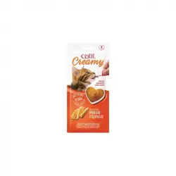 Catit Snack Creamy Pollo para gatos, Unidades 12 x 40 grs