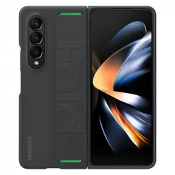 Samsung Silicone Grip Cover Funda Negra para Galaxy Z Fold4