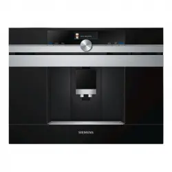 Siemens iQ700 CT636LES6 Cafetera Integrable 19 Bares Acero Inoxidable/Negro