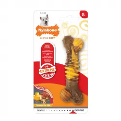 Hueso Nylabone Dura Chew Cheesesteack para perros Talla M