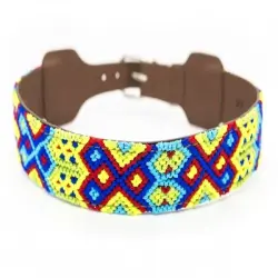 Collar Frijol para perros color Multicolor