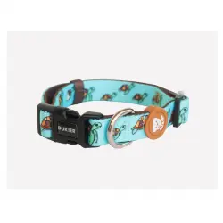 Dukier Collar Estampado Tortugas para perros