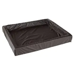 Cama hipoalérgica para perros - 120 x 100 x 15 cm (L x An x Al), marrón