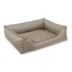 Cama Para Perro Sofá Mestizo Valencia 100x75cm Color Beige/negro