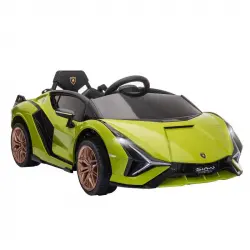 Homcom Lamborghini SIAN Coche Eléctrico 12V Verde