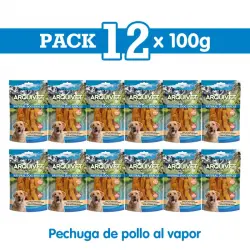 Pollo con patata dulce 100g Snack para perros, Unidades 12 unidades