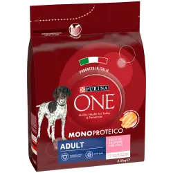 Purina ONE Adult pienso monoproteico con salmón para perros - 2,5 kg