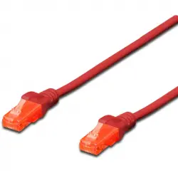 Cable de Red UTP RJ45 Cat 6 1m Rojo