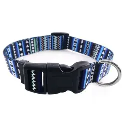 Collar étnico para perro color Azul