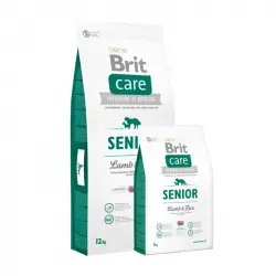 12 Kg Brit care senior all breed cordero arroz pienso para perros