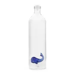 Botella Whale con tapón de silicona color Blanco