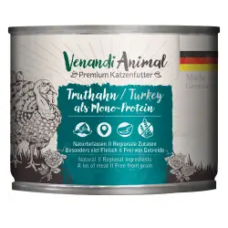 Venandi Animal Monoproteína 6 x 200 g - Pavo