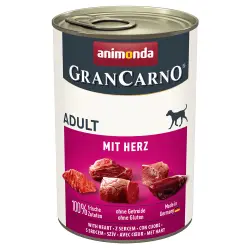 Animonda GranCarno Original Adult 24 x 400 g - Pack Ahorro - Corazón