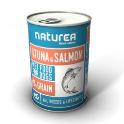 Naturea Pollo con Atún y Salmón lata para perros