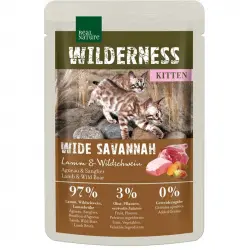 Real Nature Wilderness Para Gatitos Bolsitas Carnes, Unidades 1 x 12 sobres 85gr