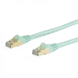Startech Cable de Red RJ45 Cat 6a 5m Azul Agua