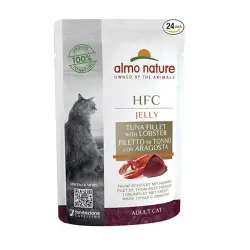 Almo Nature HFC filete de atún y langosta sobre en gelatina para gatos