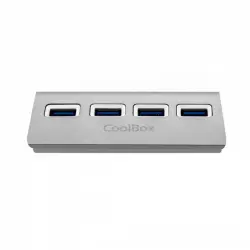 CoolBox COO-HU4ALU3 Hub USB 4 Puertos
