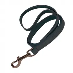 Correa Gloria Pets Nobuk Color Negro Para Perros 60cm x 30mm