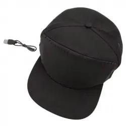 Klack Gorra de Beisbol LED con Frontal Programable Bluetooth Negra