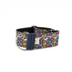 Pamppy galgo speedy collar regulable cómic beep multicolor para perros