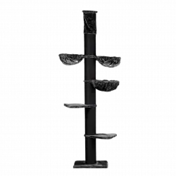 Rascador Maine Coon Tower Plus para gatos color Negro