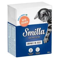 Smilla Bocaditos en gelatina 6 x 380 g - Salmón