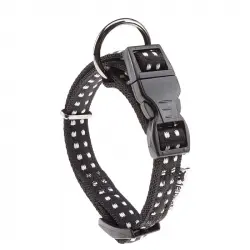 Collar Cricket Black para perros Ferplast, Tallas 27-40 Cms